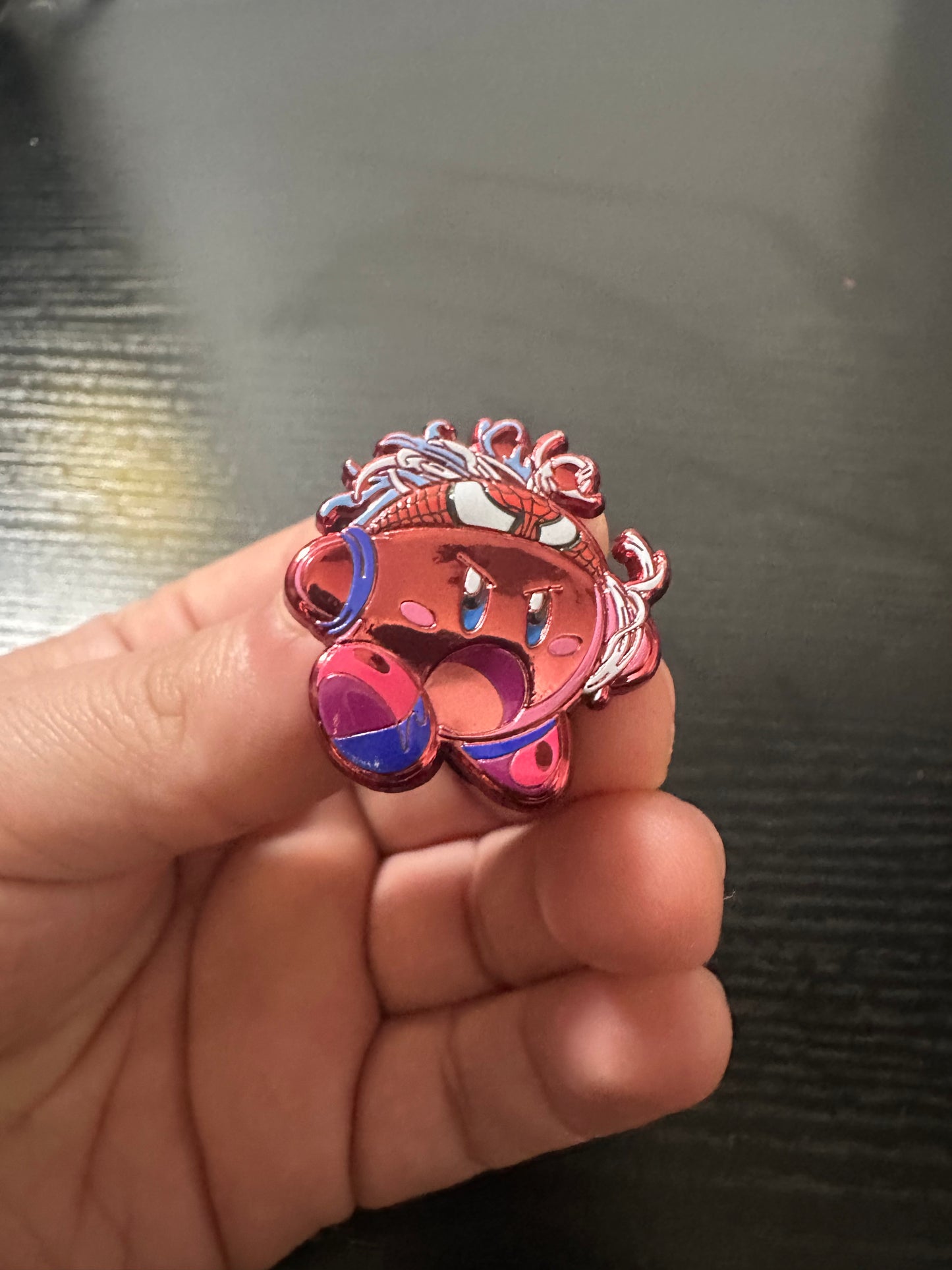 Kirby X Spiderman Pin